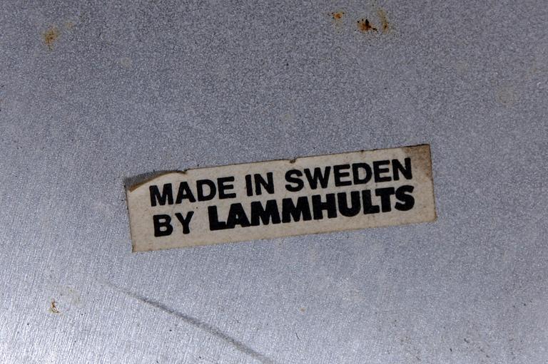 FÅTÖLJER, ett par. S-modellen, design Lindau-Lindekrantz för Lammhults, 1967-68.