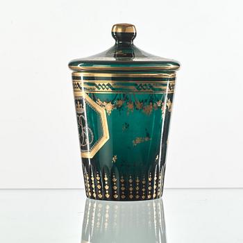 A Russian Empire goblet with cover, 19th Century.