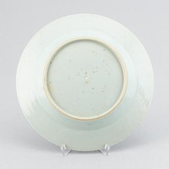 A set of 14 blue and white plates, Qing dynasty, 19th Century.