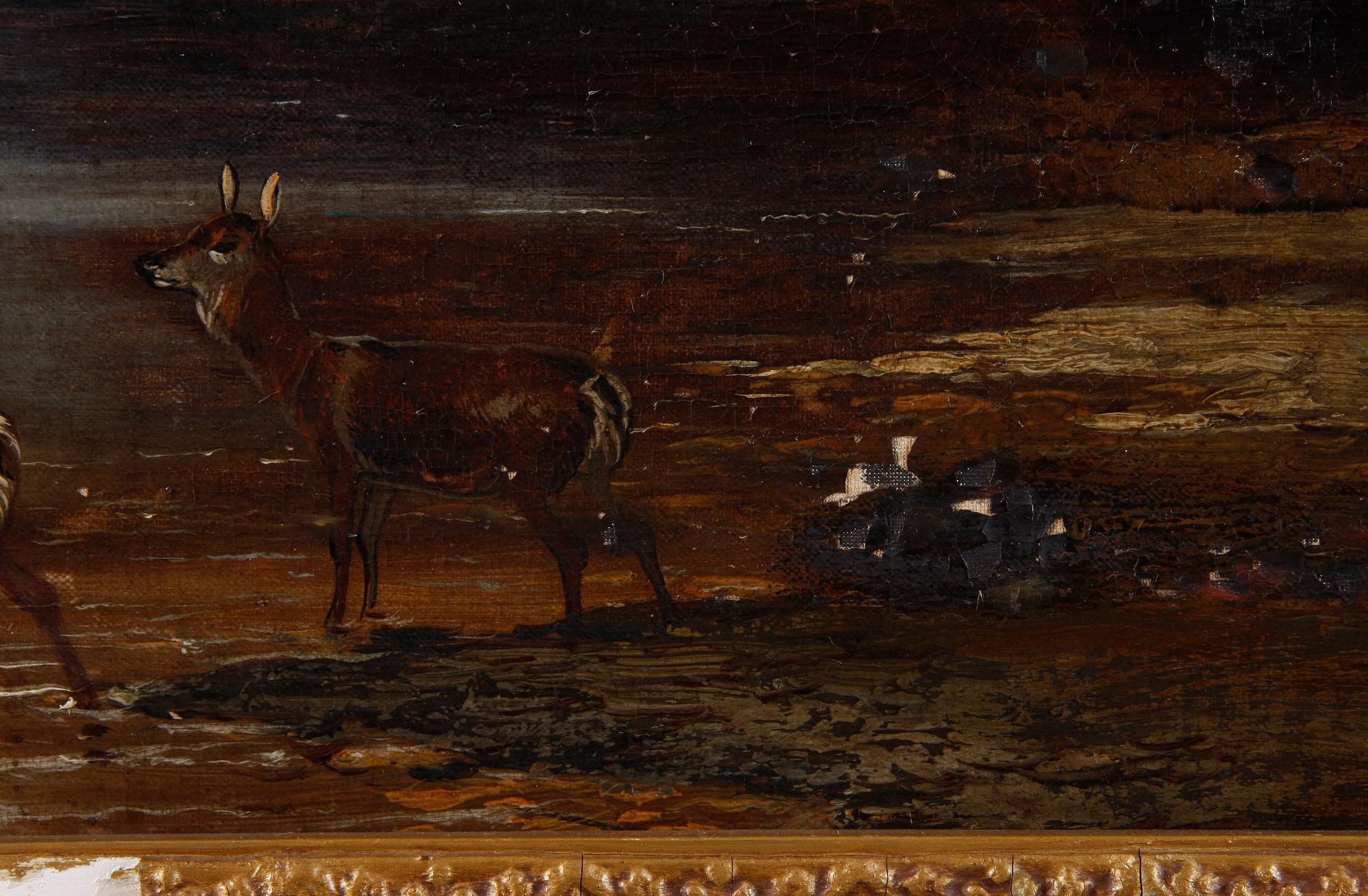 ROE, CLARENCE HENRY, tillskr, olja på duk, sign.