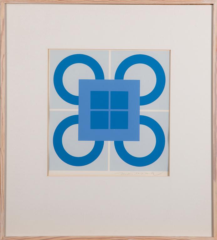 MATTI KOSKELA, serigrafia, signeerattu.