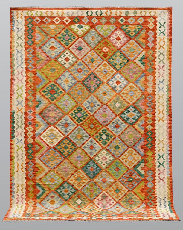 A carpet, Kilim, ca 299 x 222 cm.