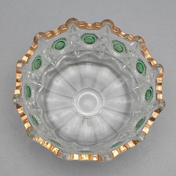 SKÅLAR, 12 st, glas, 1900-tal.