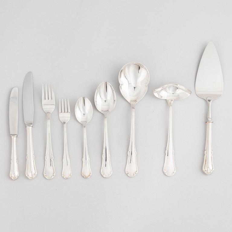 A 73-piece Swedish silver cutlery, model  'Rådhus', including MEMA, Lidköping 1992.