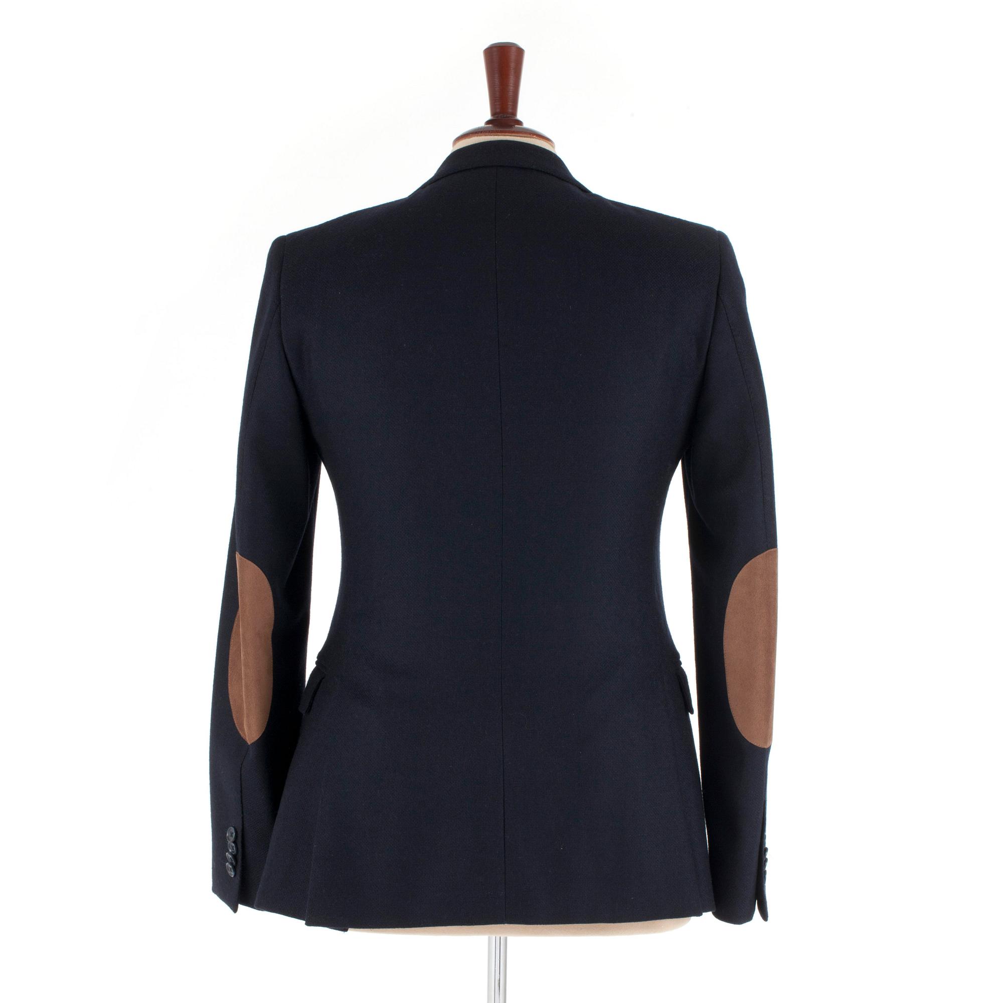 CORNELIANI, a blue wool and cashmere jacket. Size 44.