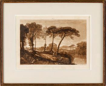 WILLIAM TURNER, efter, etsningar, 1800-tal.