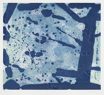 Sam Francis, etching & aquatint in colours, 1973, signed 24/43.