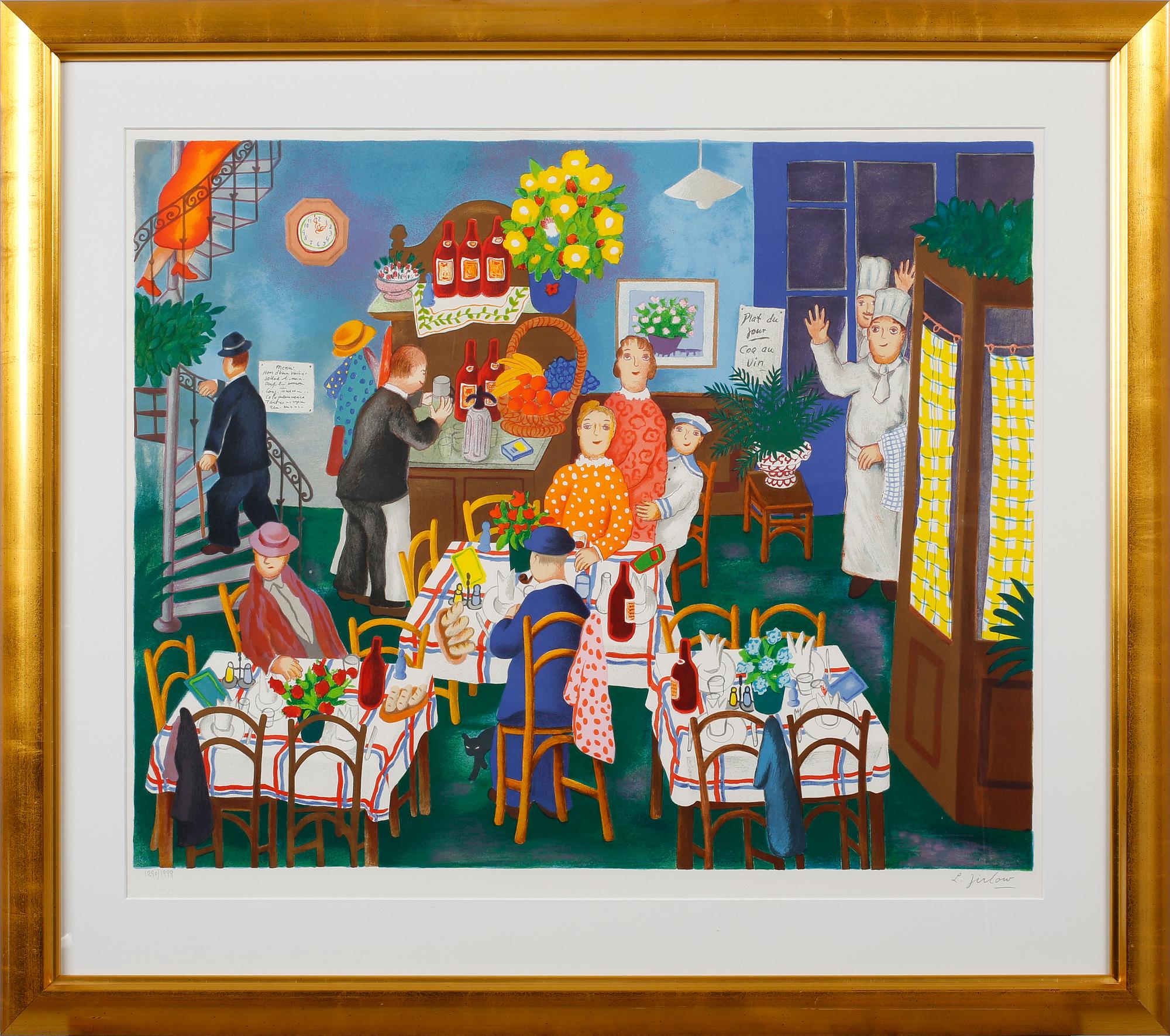 LENNART JIRLOW, färglitografi, signerad och numrerad 1290/1999.