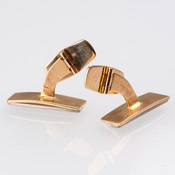 MANSCHETTKNAPPAR, 18K guld samt vitguld. Elon Arenhill, Malmö, 2002. Vikt ca 15, 5 g.