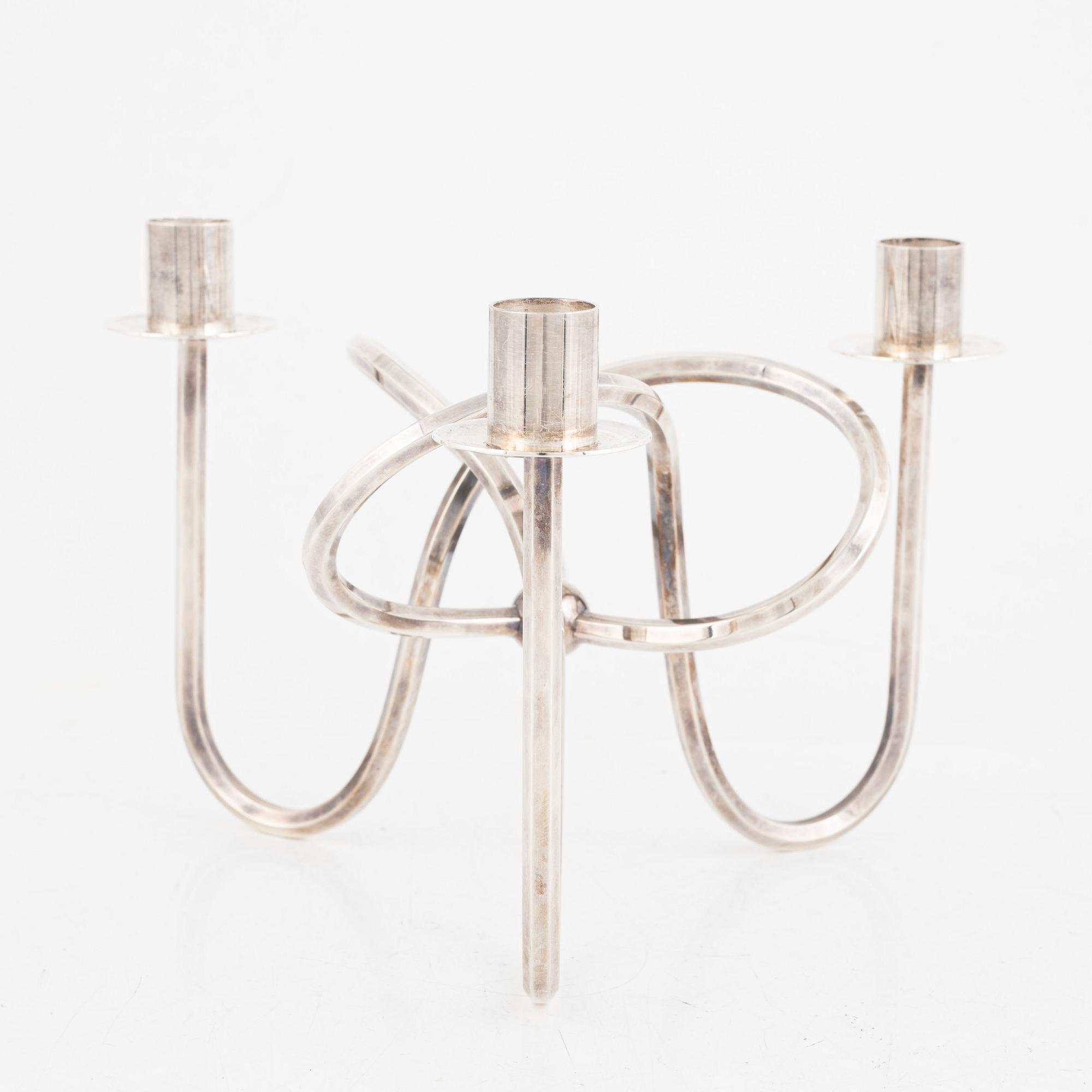 Josef Frank, a 'Vänskapsknuten' candelabra, Firma Svenskt Tenn.