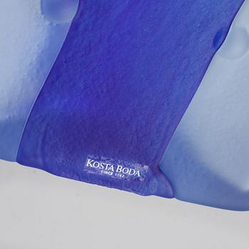 FLASKA, glas, Bertil Vallien, Kosta Boda Atelier, sent 1900-tal.