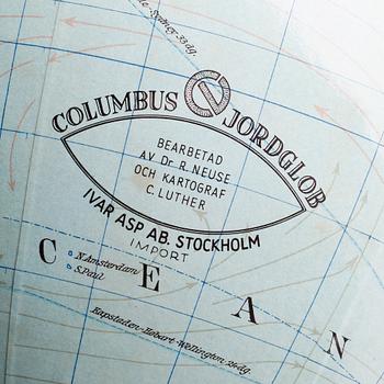 JORDGLOB, Columbus, 1900-talets andra hälft.