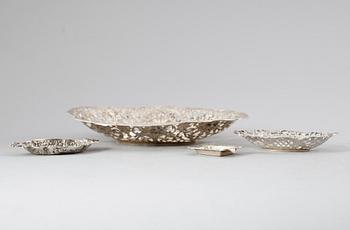 FAT, 4 st, silver, bla importstämplar. Total vikt 262 g.