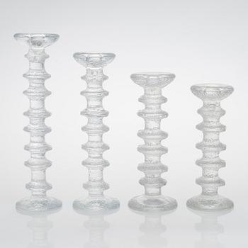 Timo Sarpaneva, kynttilänjalkoja, 8 kpl, "Festivo" Iittala.