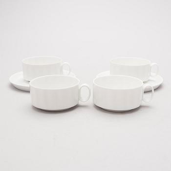 A 53 piece "Winterreise" & "Polygon"  dinner/coffee set by Rut Bryk and Tapio Wirkkala for Rosenthal. Late 20th century.
