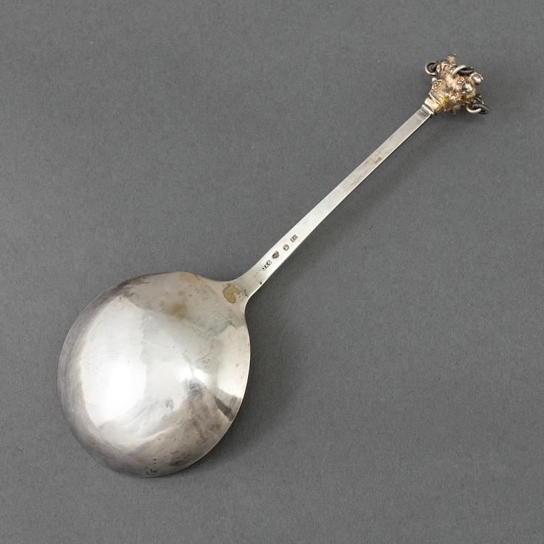 JOHAN AXEL ÖBERG, sked silver, Hudiksvall, 1902.
