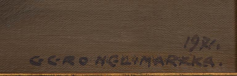 EERO NELIMARKKA (FINLAND), olja på duk, sign. och dat. 1971.