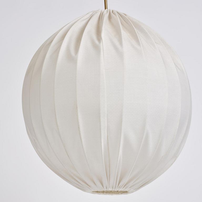 Bertil Brisborg, attributed to, an imposing pair of ceiling lamps, Nordiska Kompaniet, ca. 1957-60.