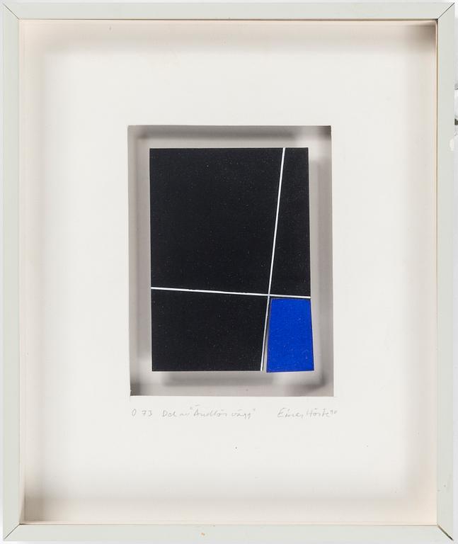 EINAR HÖSTE, blandteknik, signerad och daterad -90.