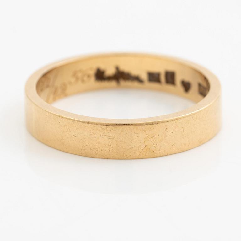 Wiwen Nilsson, a ring, 18K gold, Lund 1956.
