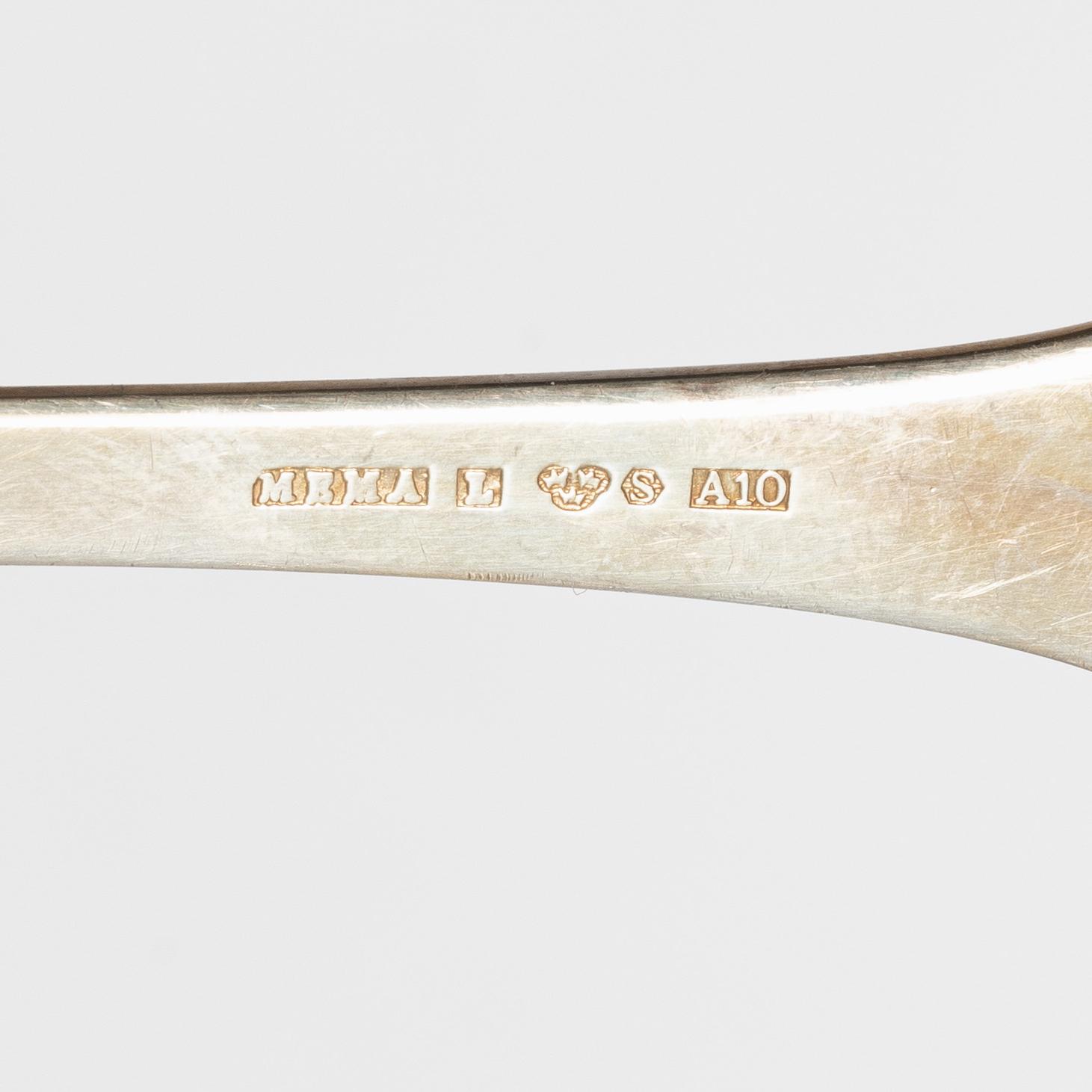 Cutlery, 31 pcs, silver, Sweden 20th century.