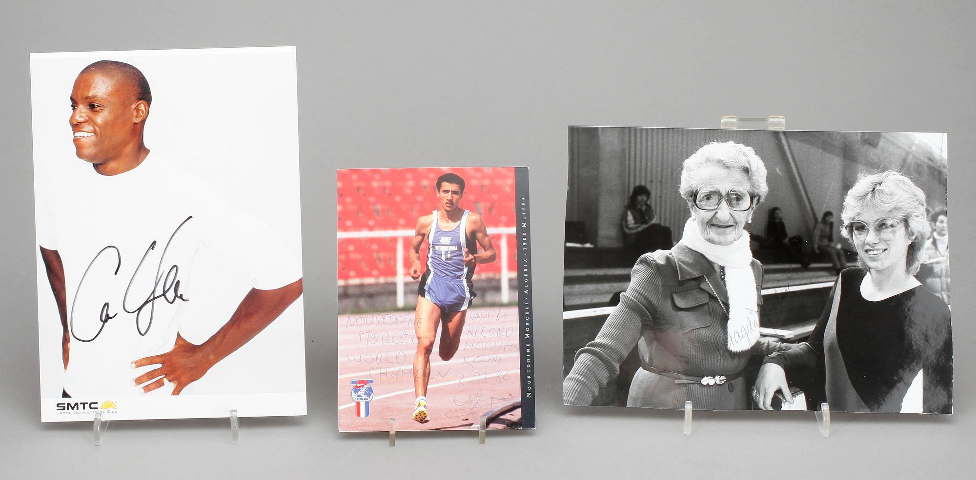 IDROTTSAUTOGRAFER, 8 st, främst Pelé.