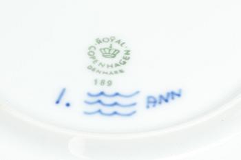 TERRIN, porslin, "Musselmalet", Royal Copenhagen.