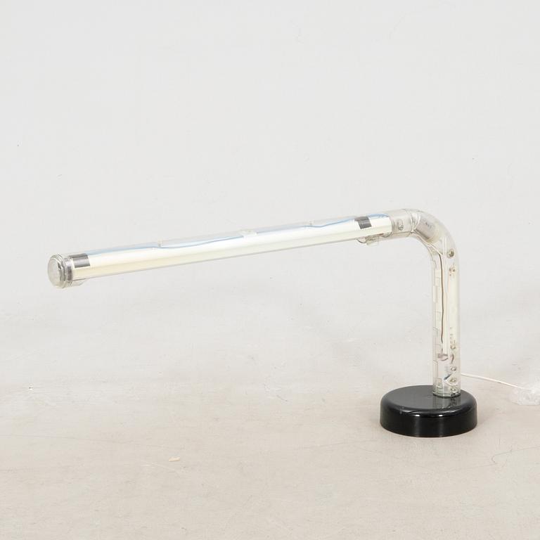 Anders Pehrson, bordslampa, "Tube", prototyp för Ateljé Lyktan, Åhus, omkring 1973.