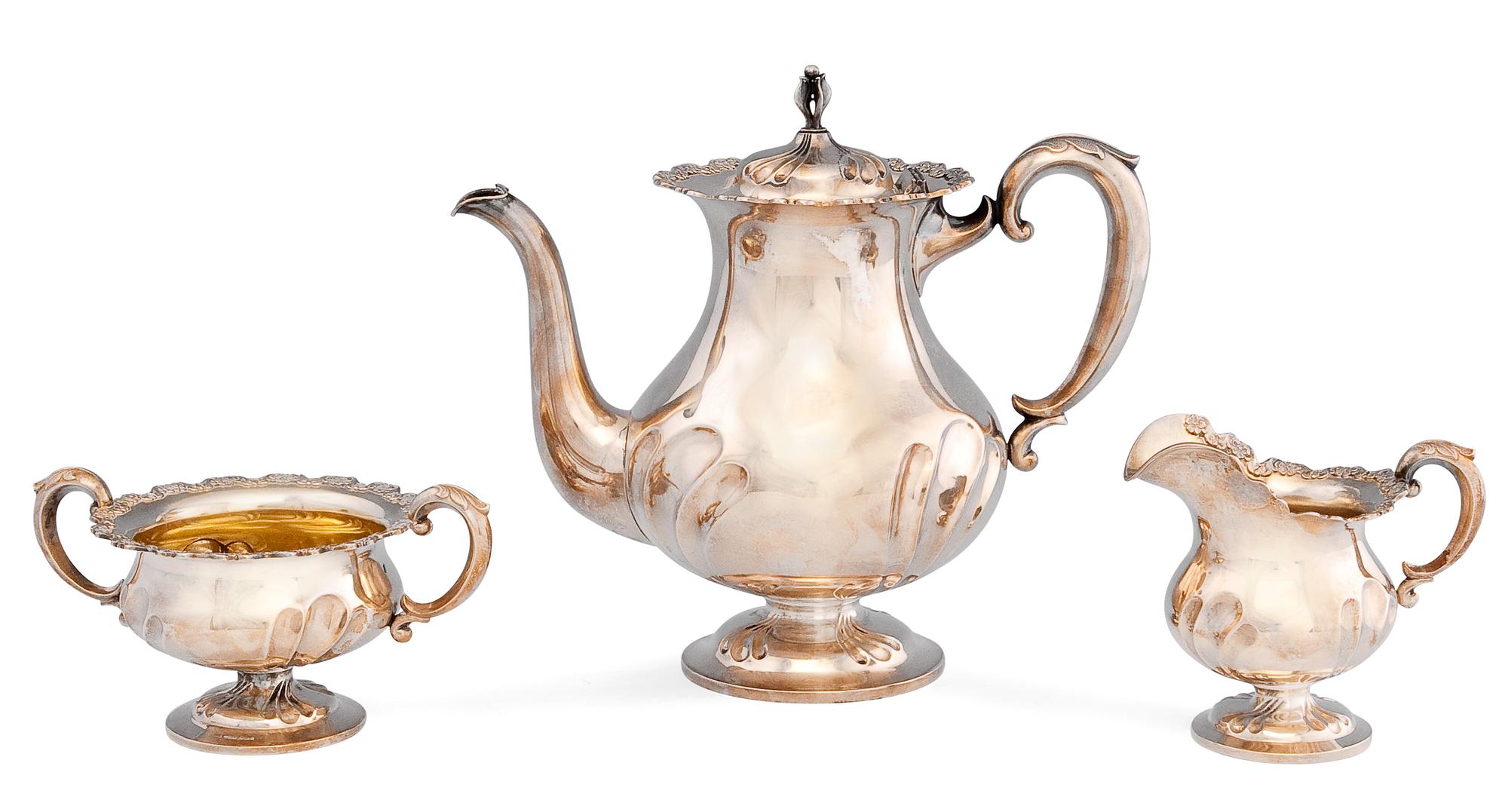 A COFFEE SET, 3 PIECES.