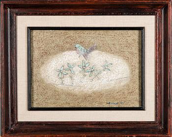 MATTI ALAPOTI, olja på skiva, signerad och daterad -77.