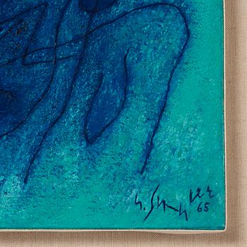 Gustave Singier, "Baigneuse-algue".