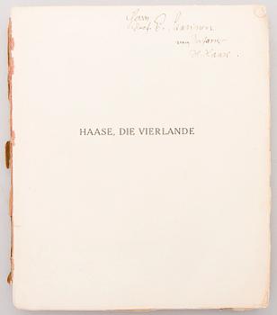 Four books of which two with Loja och Eliel Saarinen's Ex-Libris by Erik O.W. Ehrström, two given as gifts to Saarinen.