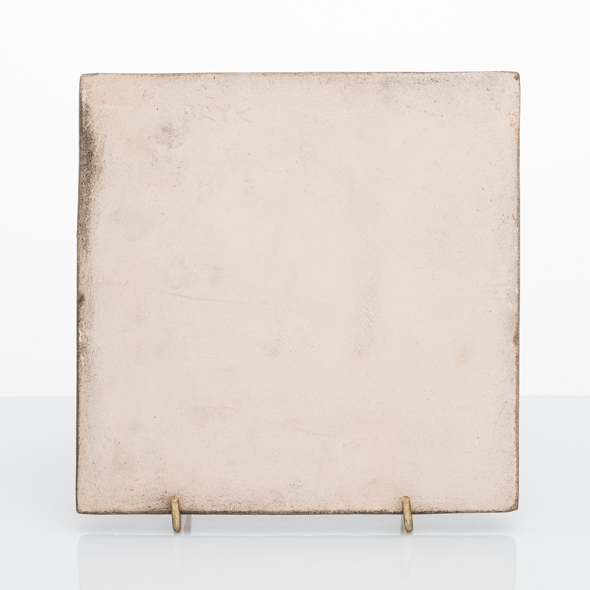 RUT BRYK, reliefi, kivitavaraa, signeerattu BRYK.