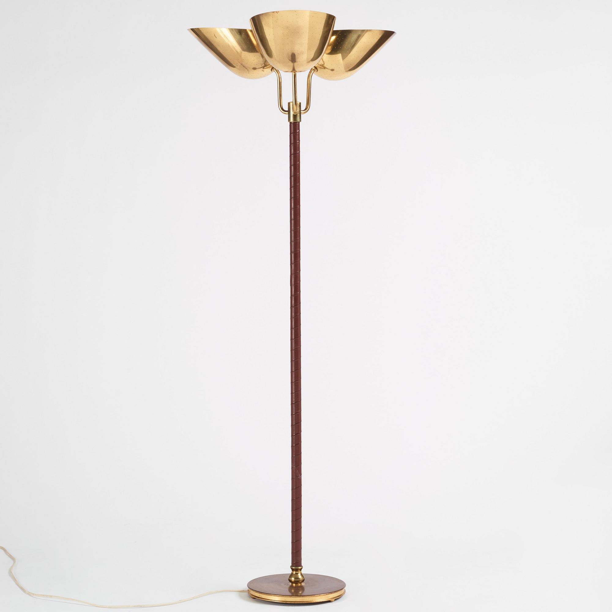 Carl-Axel Acking, golvlampa, modell "2645", Bröderna Malmströms metallvarufabrik, Malmö 1940-50-tal.