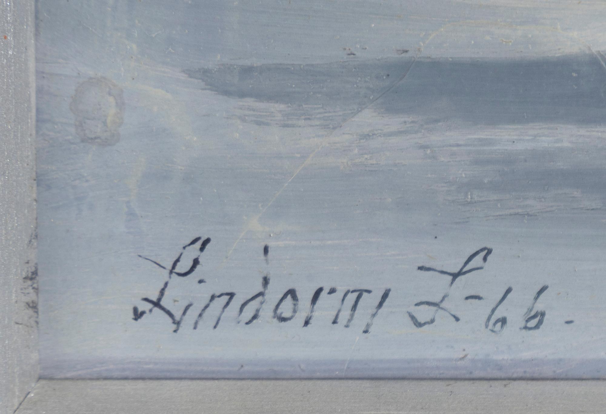 Lindorm Liljefors, The fox scurries across the ice.