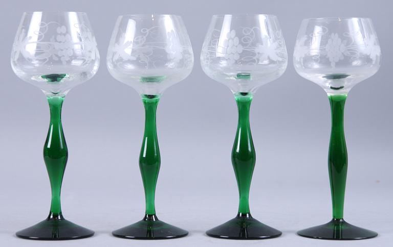 VINGLAS, 12 st, 1900-tal.