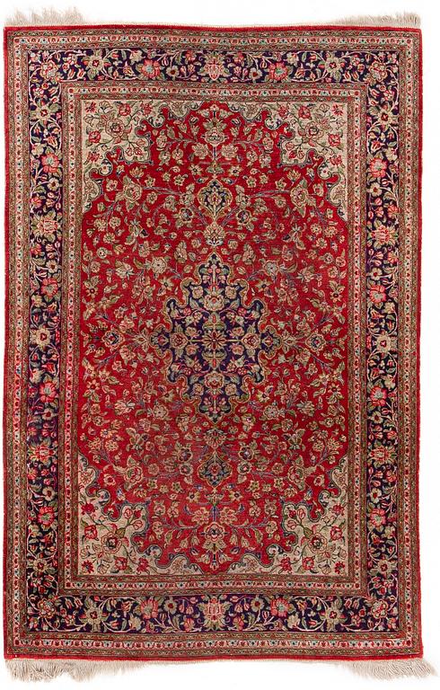 Carpet, Keshan, approx. 100 x 150.