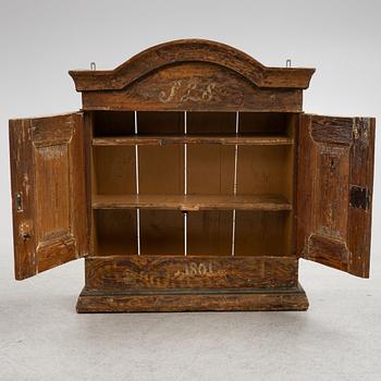 A 19th Century Wall Cabinet.