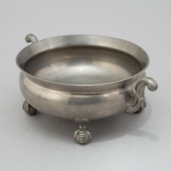 GAB. Skål, tenn, kallskålsskål, 1936.