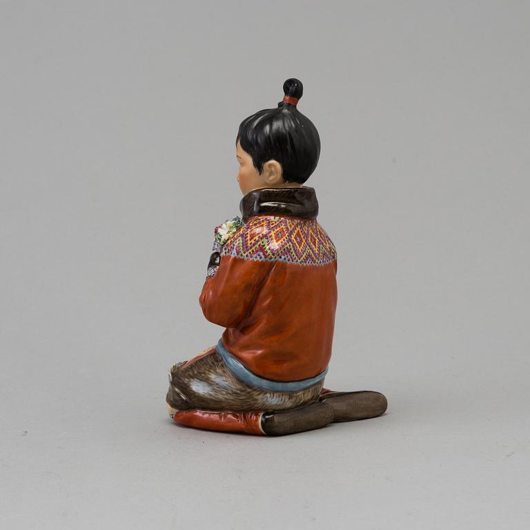 A Royal Copenhagen porcelain figure, 'Greenland', Denmark, 1940s.