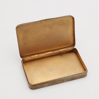 DOSA, förgylld mässing, senempire, omkr 1800-talets mitt.
