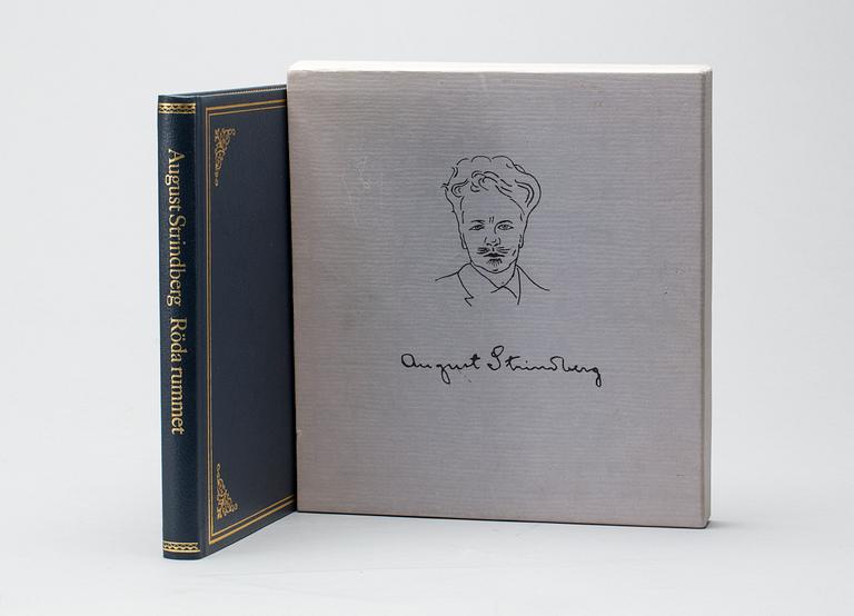 PRAKTBAND, RÖDA RUMMET, August Strindberg, numrerad 563/777. Forum, Borås, 1979.