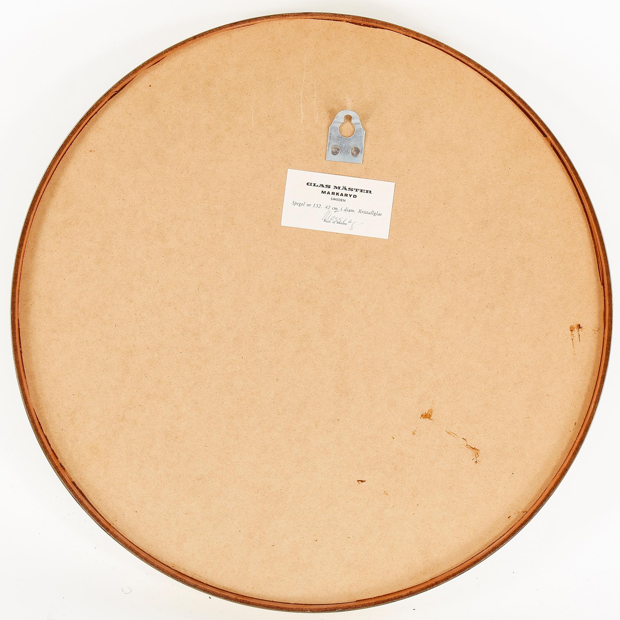 SPEGEL, "Spegel nr 132", Glasmäster, Markaryd, 1900-talets andra hälft.