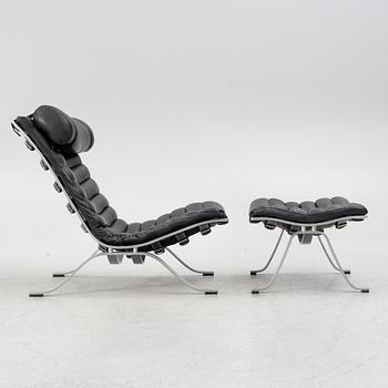 Arne Norell, "Ari", armchair with footstool, Norell Möbel AB.