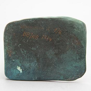BARBRO BÄCKSTRÖM, Skulptur, patinerad brons. signerad daterad och numrerad BB/HB 1984 4/8.
