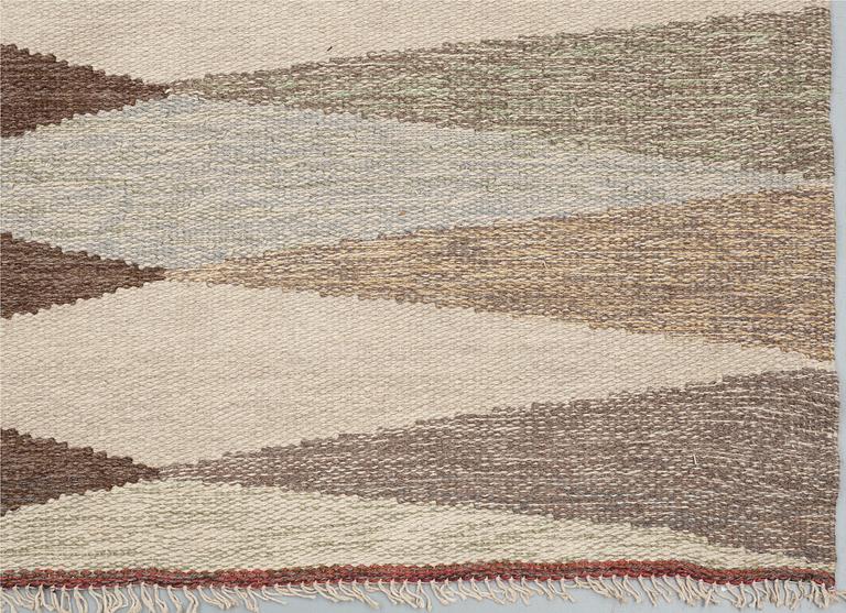 CARPET. Flat weave (Rölakan). 225 x 169 cm.
