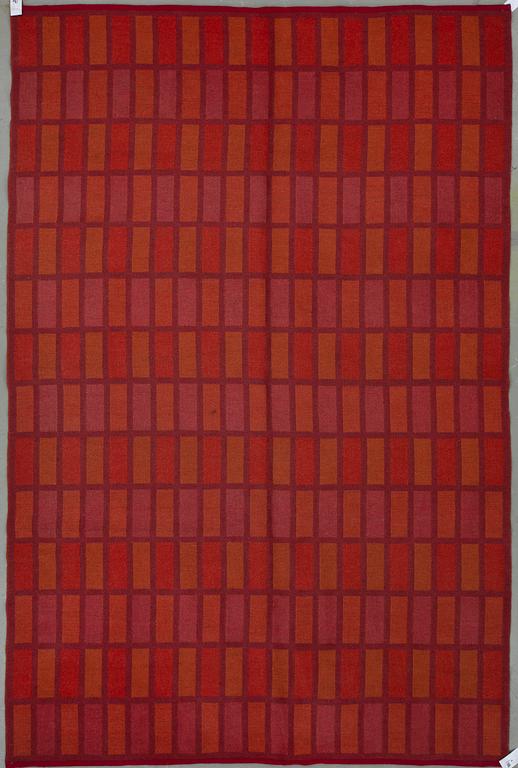 MATTA, rölakan, dubbelvävd, 1900-talets tredje kvartal. Ca 300x200 cm.