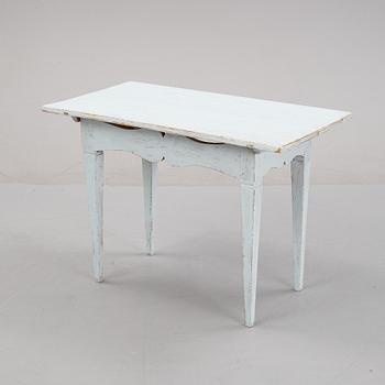 A painted table, 19th Century.