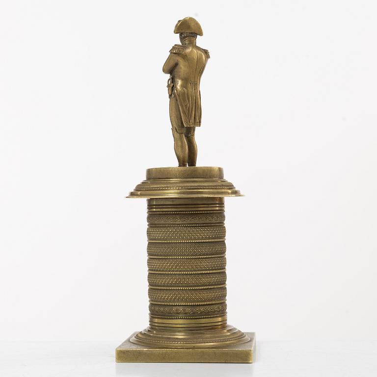 A figurine depicting Napoleon I, Empire, early 19th century.