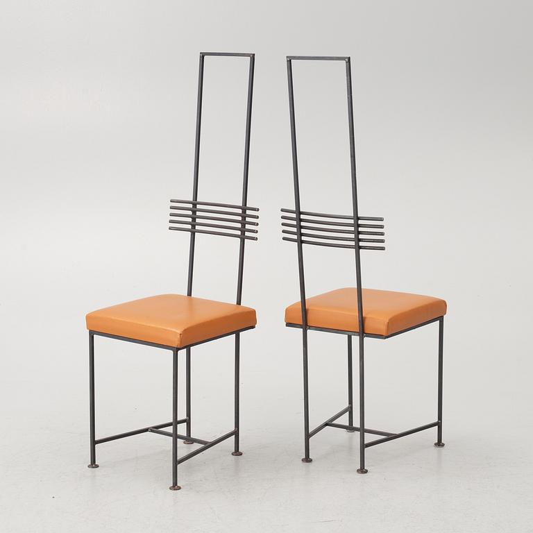 Göran Olsson, chairs, 8, Olsson & Dåm, late 20th century.